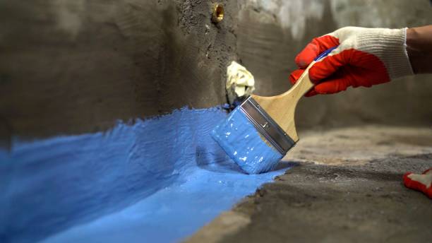 Commercial Vapor Barrier Installation project at a Webberville, MI business property by SJ Waterproofing Pros
